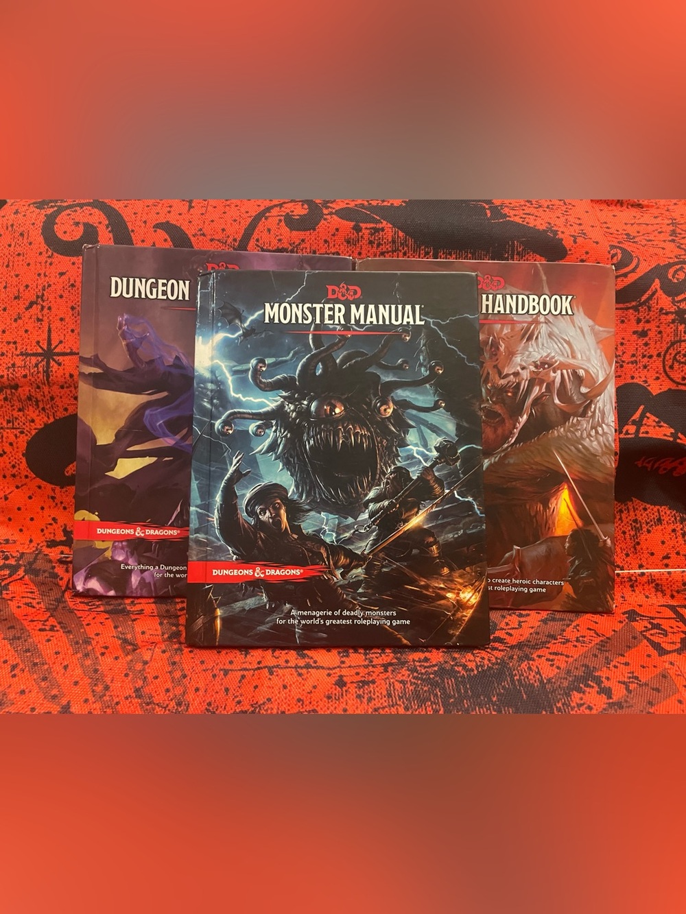 LOT D&D Dungeons & Dragons Monster Manual, Master’s Guide, Player’s Handbook